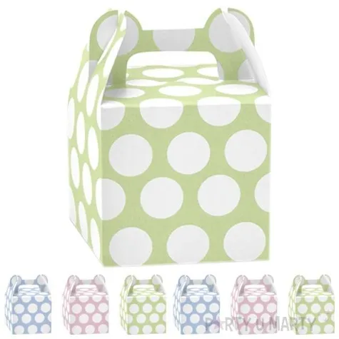 pudelka na slodycze pastelove 6 szt