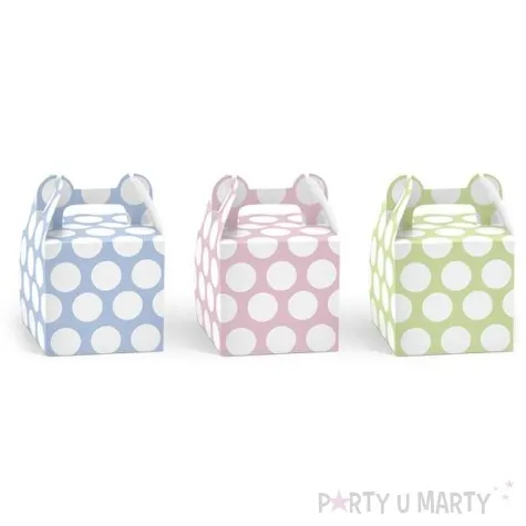 pudelka na slodycze pastelove 6 szt