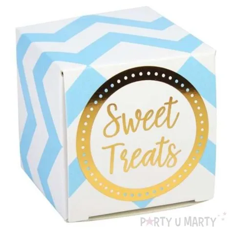 pudelka na slodycze pattern works blue neviti 10 szt