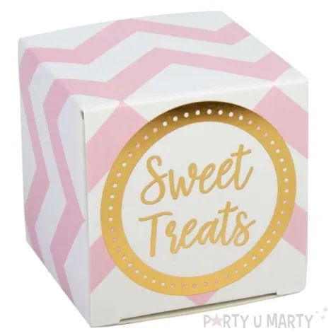 pudelka na slodycze pattern works pink neviti 10 szt