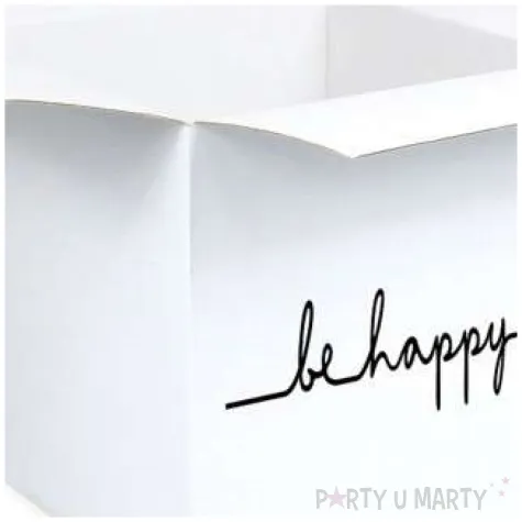 pudelko na balony suprise be happy biale godan 65 cm