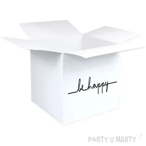 pudelko na balony suprise be happy biale godan 65 cm