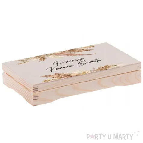 pudelko na banknoty komunia swieta boho 20x11 5 cm