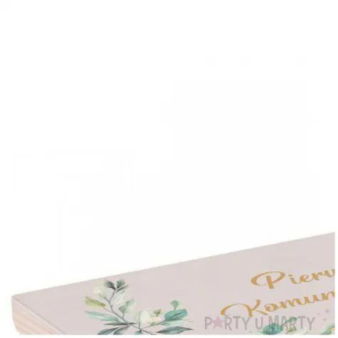 pudelko na banknoty komunia swieta mietowa geometria 20x11 5 cm