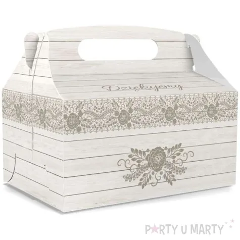 pudelko na ciasto dziekujemy deluxe toledo 5 szt