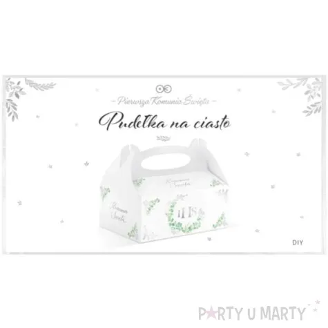 pudelko na ciasto ihs eukaliptus partypal 10 szt