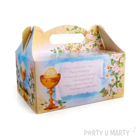 pudelko na ciasto komunia ihs 10 szt