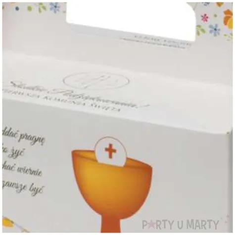 pudelko na ciasto komunia kielich fsopakowania 5 szt