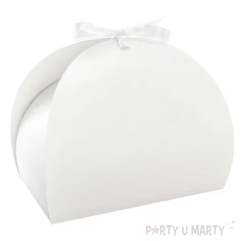 pudelko na ciasto premium bialy partydeco 10 szt