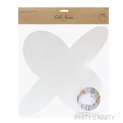 pudelko na ciasto premium bialy partydeco 10 szt