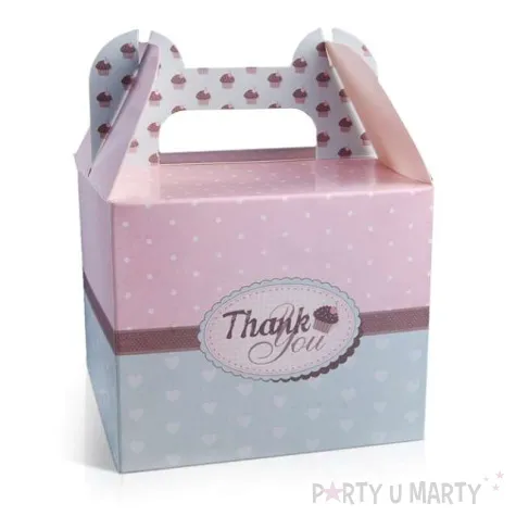 pudelko na ciasto thank you cupcake 10 szt