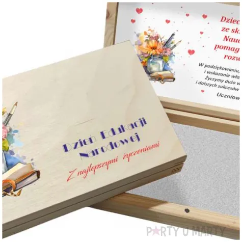 pudelko na czekolade dzien edukacji narodowej 20x11 5 cm
