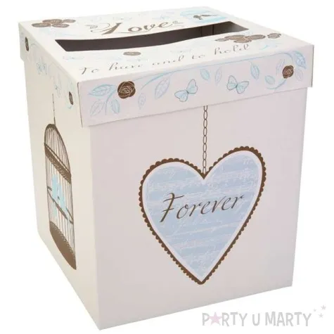 pudelko na koperty lover blue godan 15x17 cm