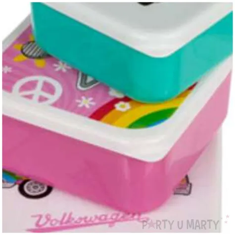 pudelko na lunch vwt1 bus summer love mix kemis 3 szt