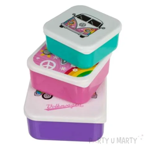 pudelko na lunch vwt1 bus summer love mix kemis 3 szt