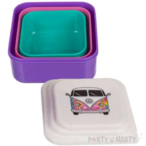 pudelko na lunch vwt1 bus summer love mix kemis 3 szt