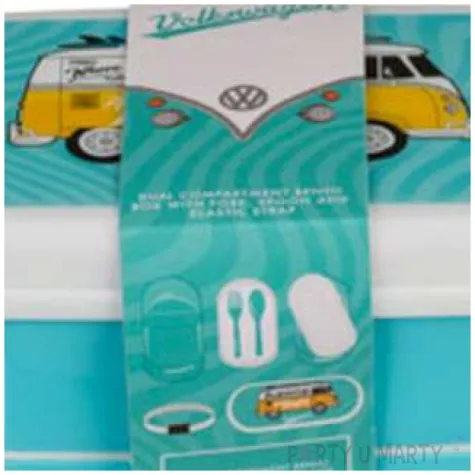 pudelko na lunch vwt1 bus surf adventure ootb 17x8 cm