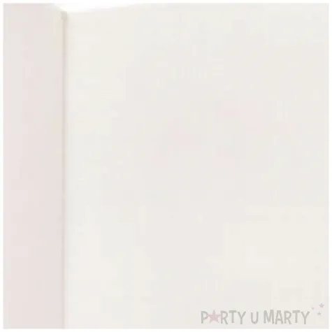 pudelko na telegramy kwadrat partydeco kremowy 24x24 cm