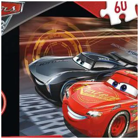 puzzle auta wyscig trefl 60 elementow