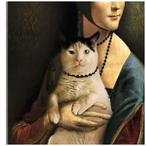 puzzle dama z kotem trefl 1000 elementow