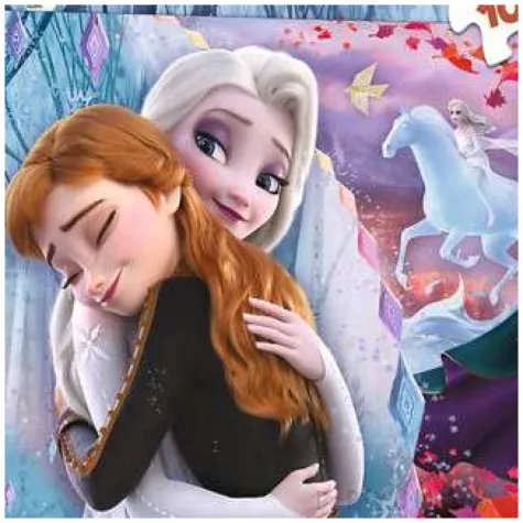 puzzle frozen na zawsze razem trefl 100 elementow