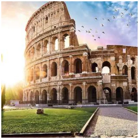 puzzle miejsca koloseum o swicie trefl 1000 elementow