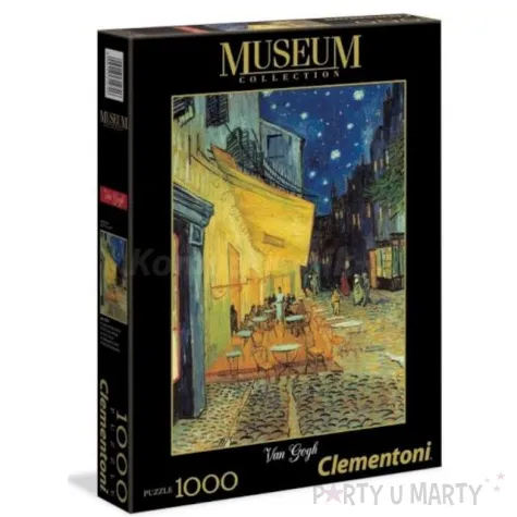 puzzle museum collection van gogh taras kawiarni w nocy clementoni 1000 elementow