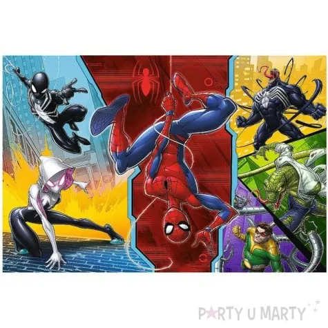 puzzle spider man do gory nogami trefl 100 elementow
