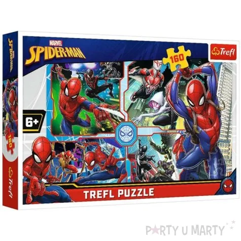puzzle spider man w akcji trefl 160 elementow