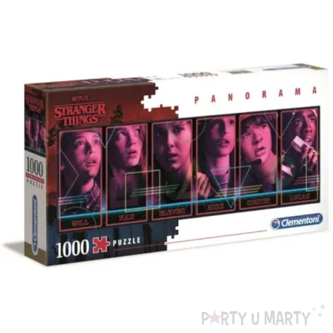 puzzle stranger things panorama clementoni 1000 elementow