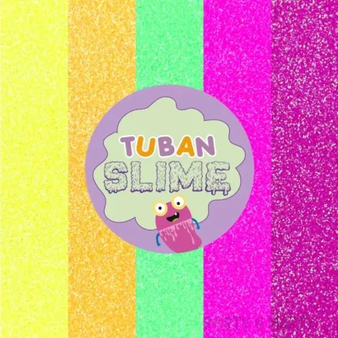 pylki neonowe slime mix 5 kolorow tuban 5x5g