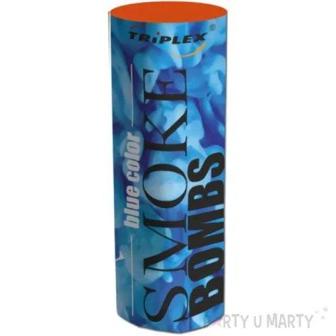 raca dymna smoke bombs niebieska z lontem 130x40 mm
