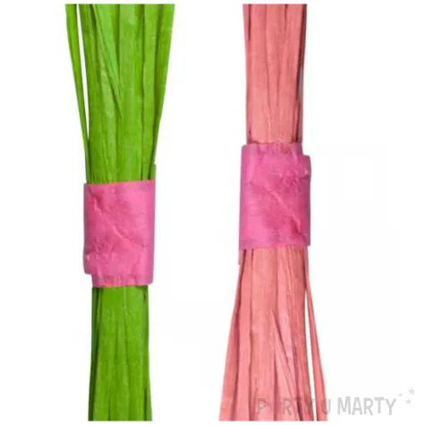 rafia dekoracyjna rozowo zielony arpex 11 5 m 2 szt