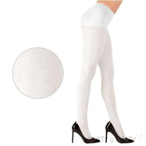 rajstopy brokat biale widmann rozm xl