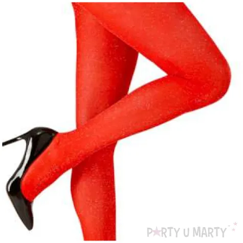 rajstopy brokat czerwone widmann rozm uniw