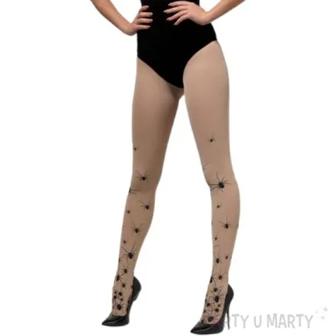 rajstopy czarne pajaki smiffys rozm uniw