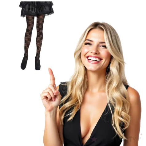 rajstopy jolly roger czarne amscan