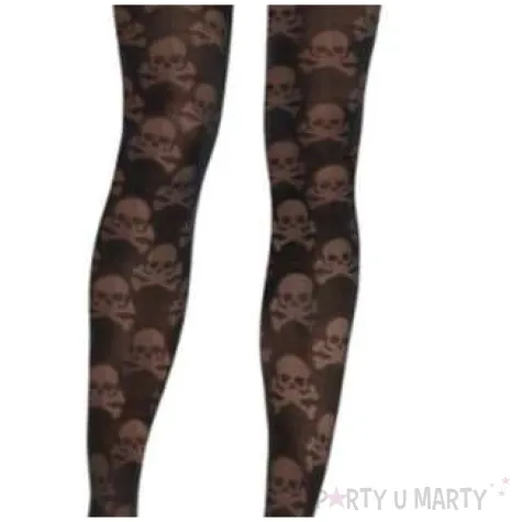 rajstopy jolly roger czarne amscan