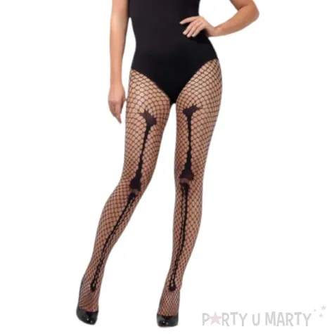 rajstopy kabaretki kosciotrup czarne smiffys rozm uniw