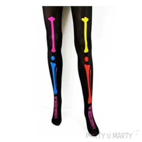 rajstopy kolorowy kosciotrup