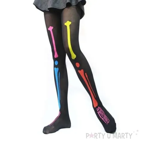 rajstopy kolorowy kosciotrup
