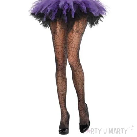 rajstopy pajeczyny czarne amscan