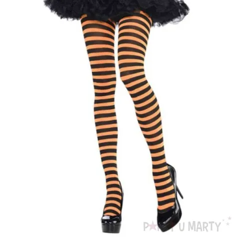 rajstopy paski halloween amscan