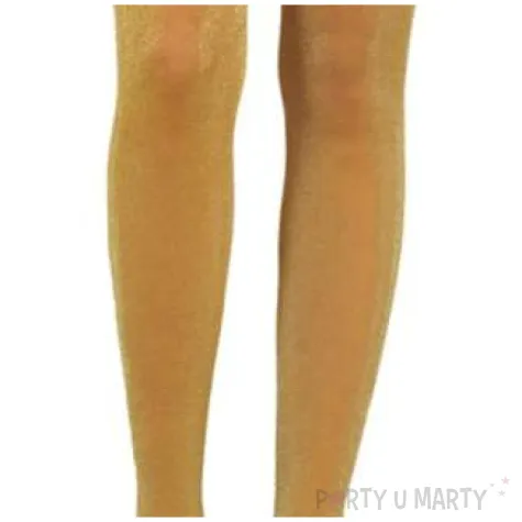 rajstopy zloty brokat guirca