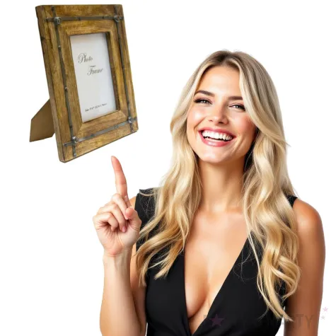 ramka na zdjecia drzewo mangowe deski retro giftdeco 21 x 27 cm