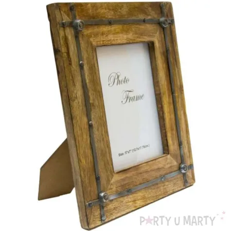 ramka na zdjecia drzewo mangowe deski retro giftdeco 21 x 27 cm