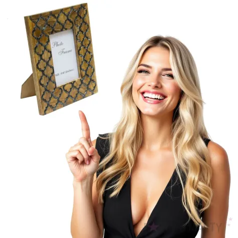 ramka na zdjecia drzewo mangowe pozlacane giftdeco 21 x 27 cm