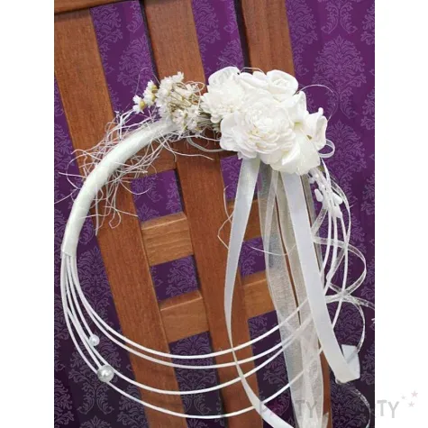 rattanowe wianuszki kremowy 18cm 1op