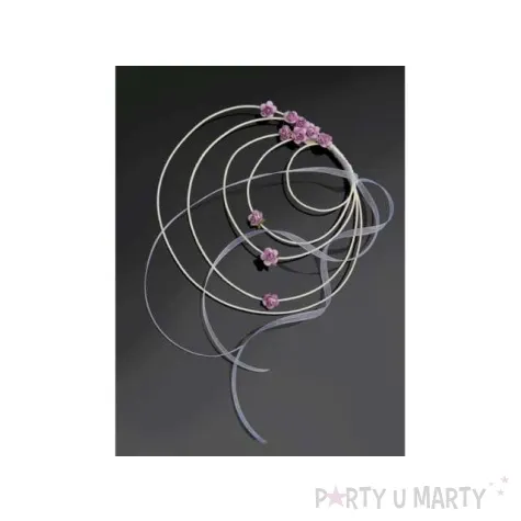 rattanowe wianuszki z roza j rozowe 18cm 4 szt