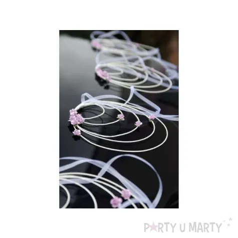 rattanowe wianuszki z roza j rozowe 18cm 4 szt